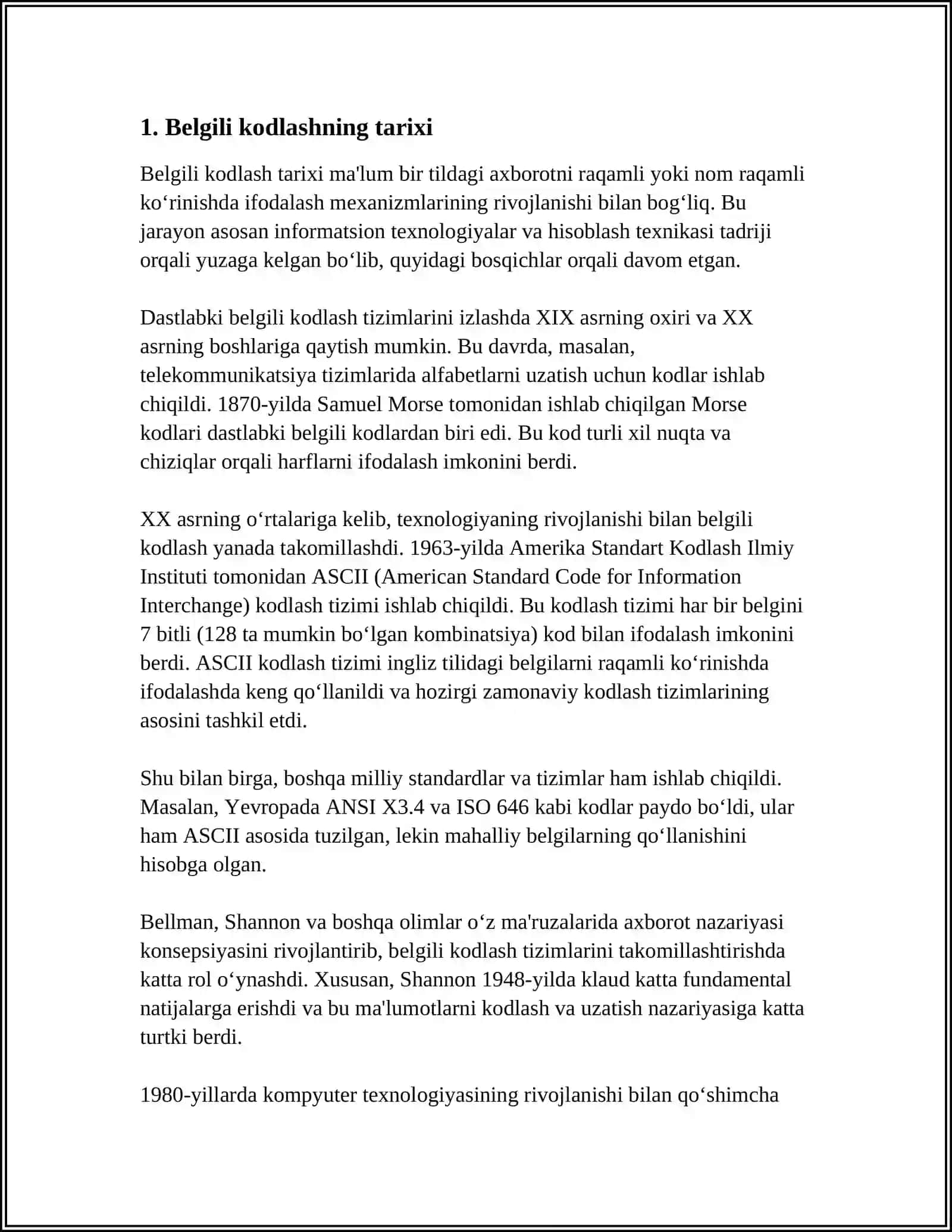 BELGILI KODLASH 3