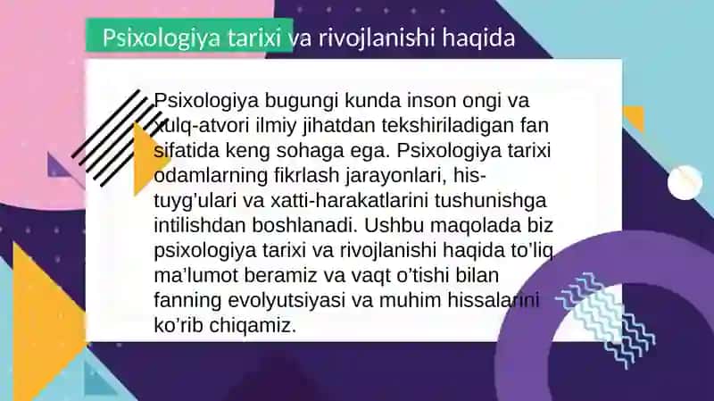 Psixologiya tarixi va rivojlanishi 3