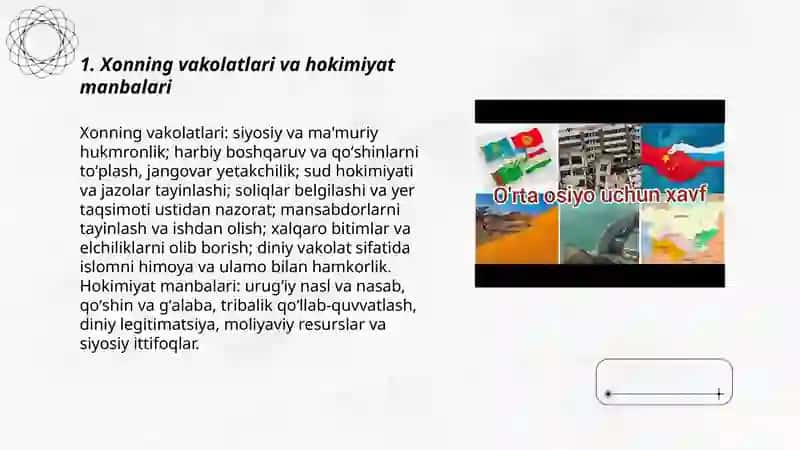 Xonliklari davlat boshqaruvi 3
