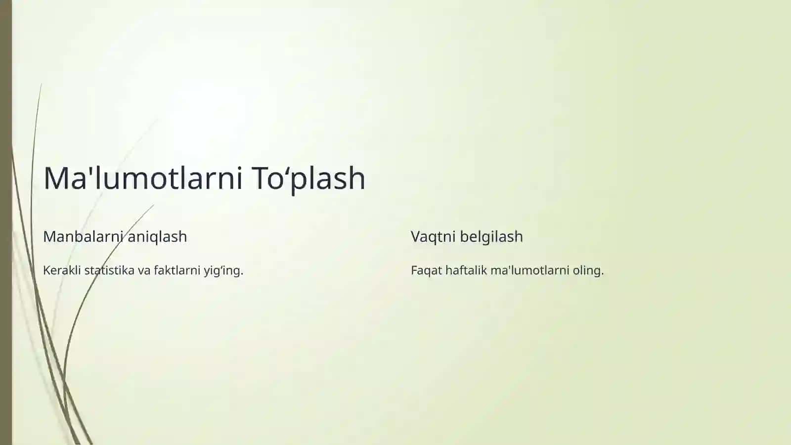 Haftalik Hisobot Yozish Tartibi 3