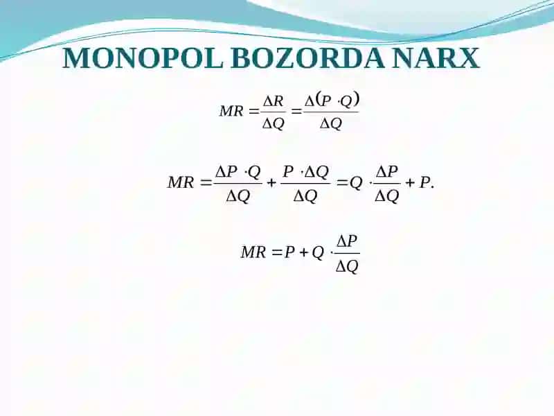 BOZOR HOKIMIYATI SHAROITIDA NARX BЕLGILASH TAMOYILLARI 3