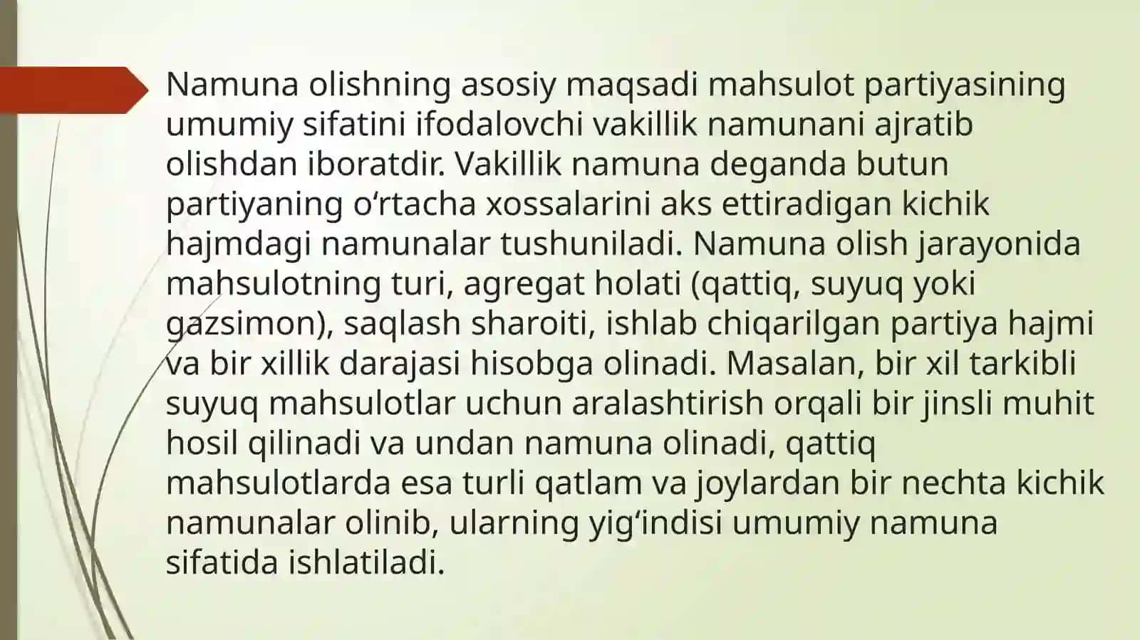 Namuna oluvchi materiallar analizi 3