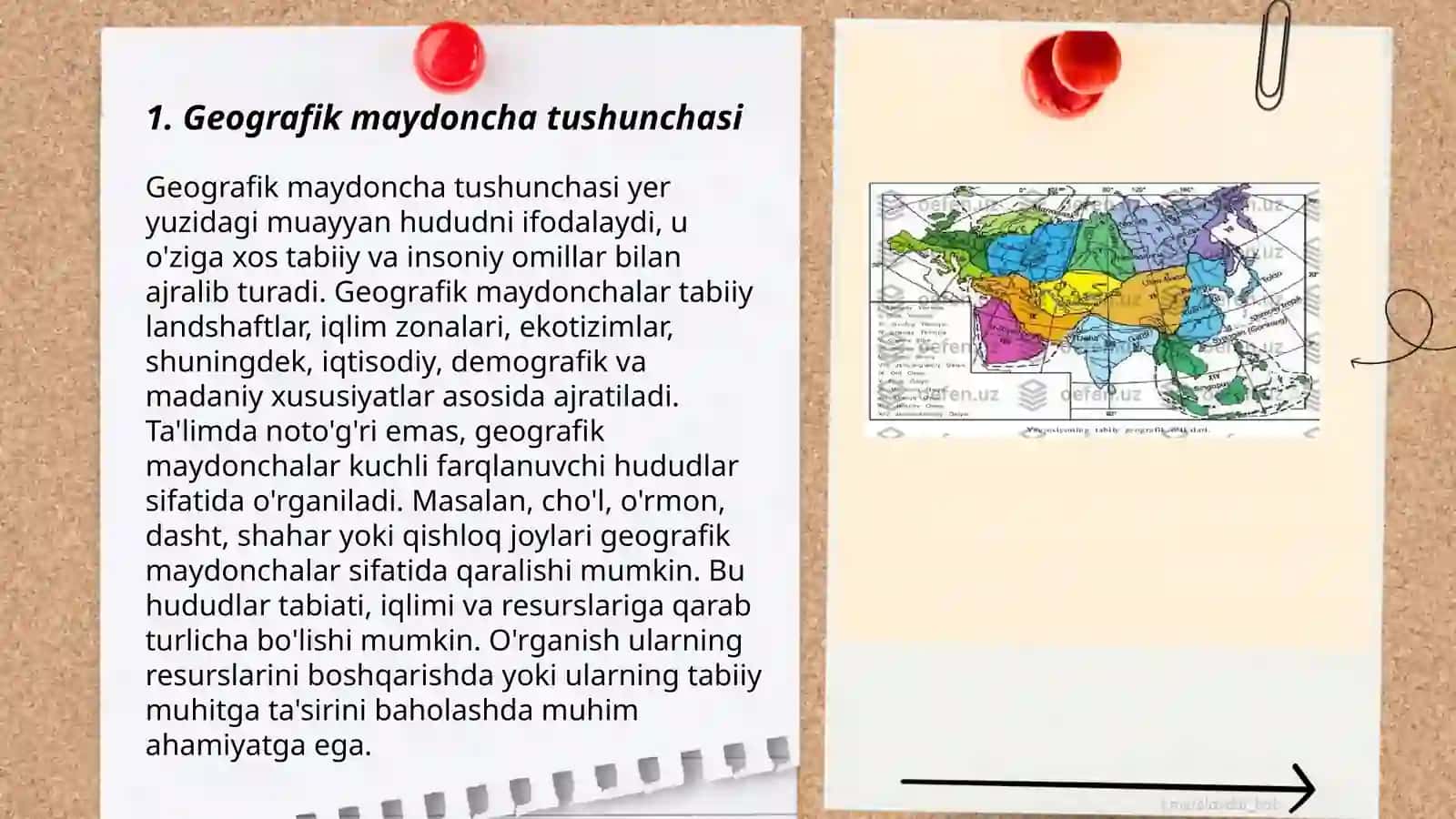 Geografik maydoncha bilan tanishish 3