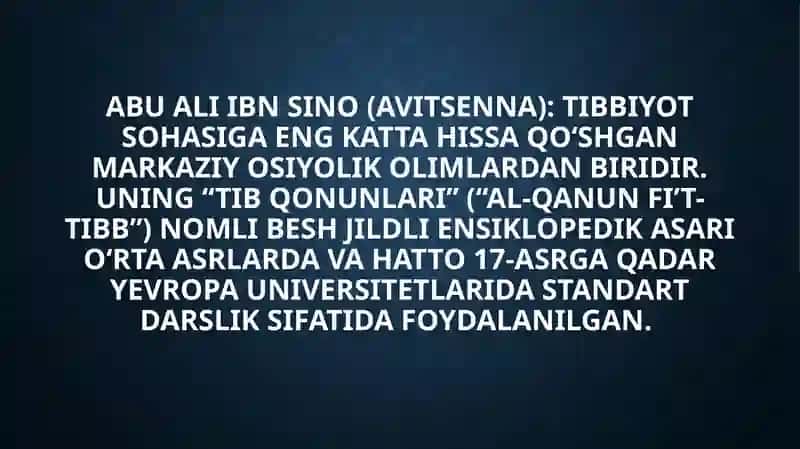 Oʻzbek tibbiyot olimlari haqida dunyo fikri 3