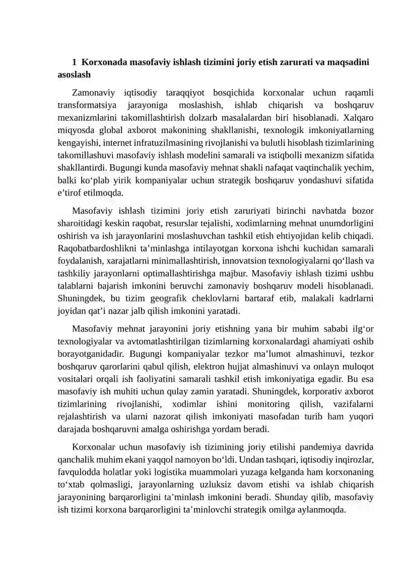 Masofaviy ish tizimi 3