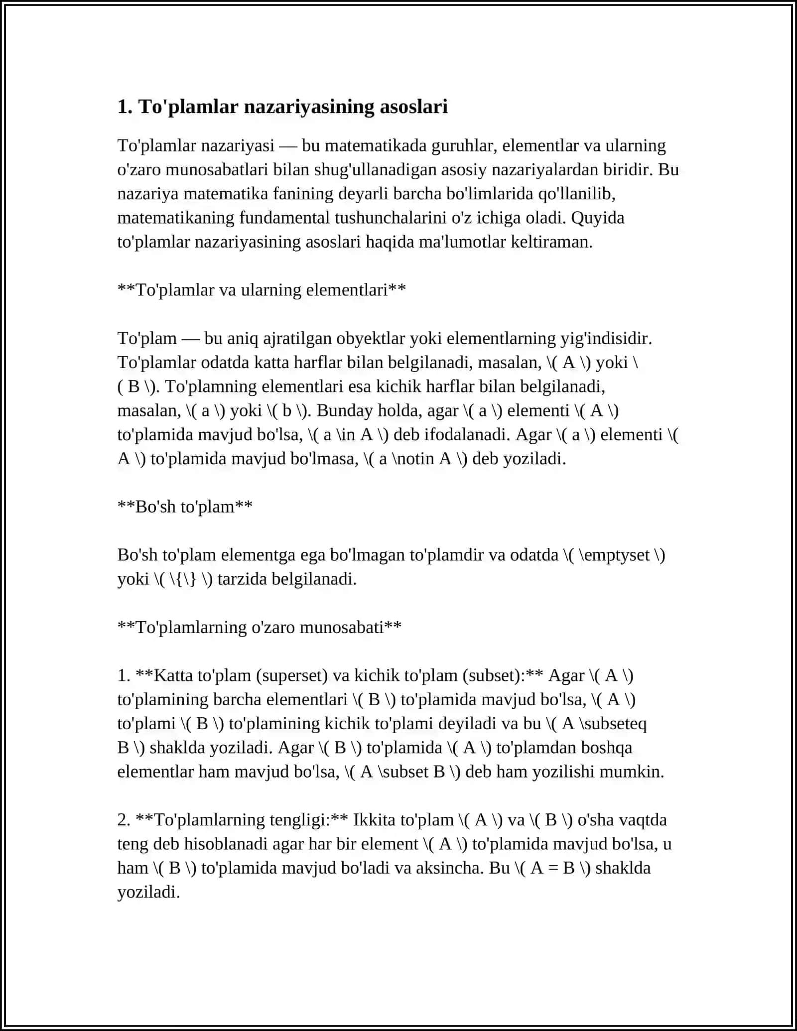 TO'PLAM QUVVATI. SANOQLI VA SANOQSIZ TO'PLAMLAR 3
