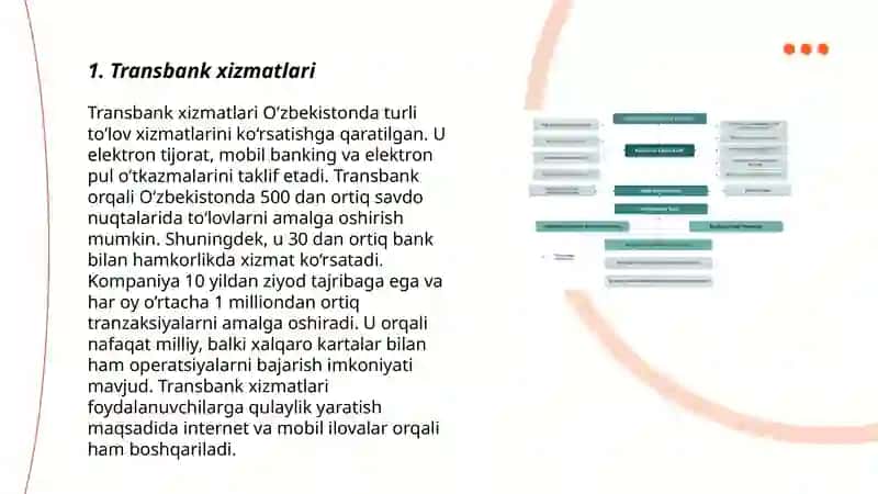 Transbank xizmatlari 3