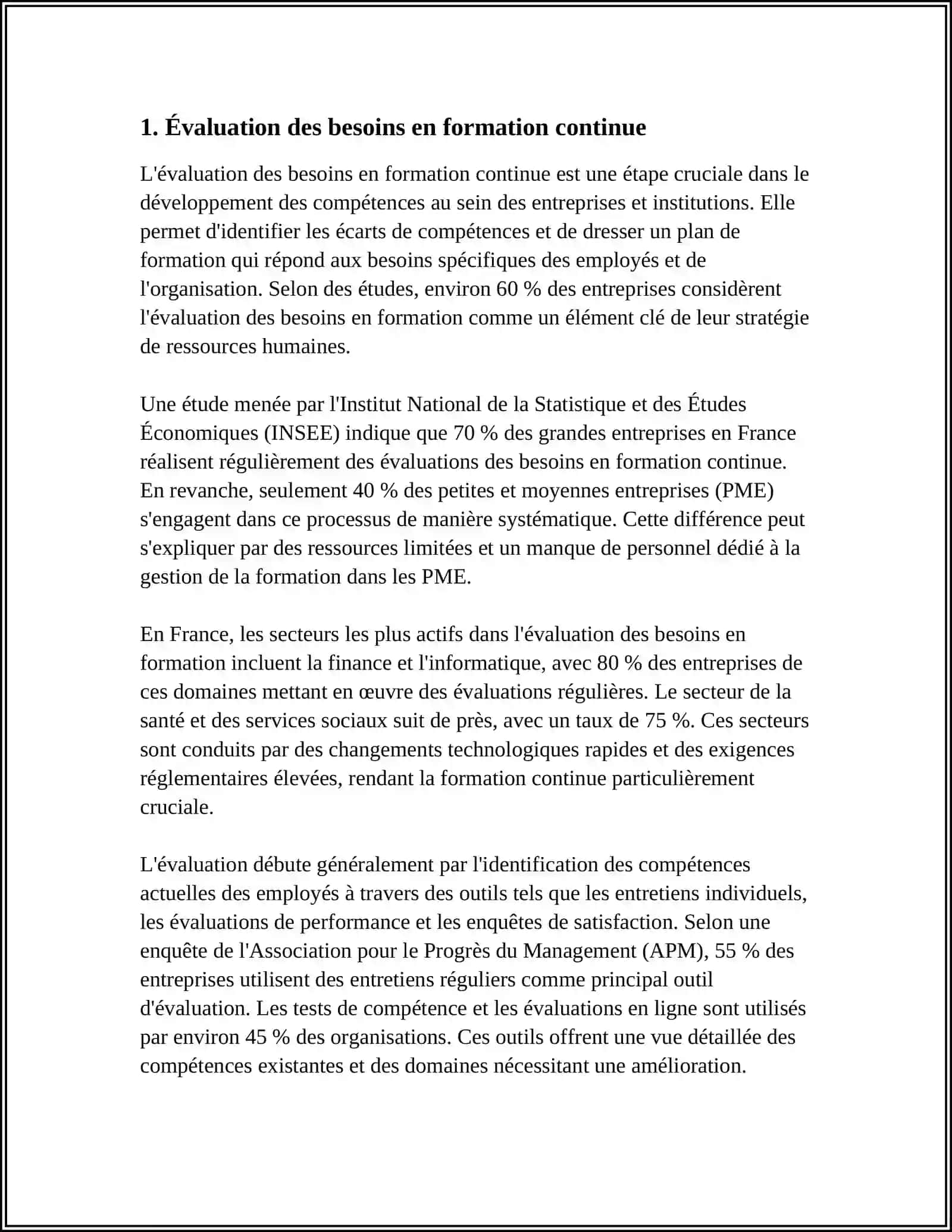 LA FORMATION DES COMPÉTENCES PROFESSIONNELLE DANS L'ÉDUCATION CONTINUE 3