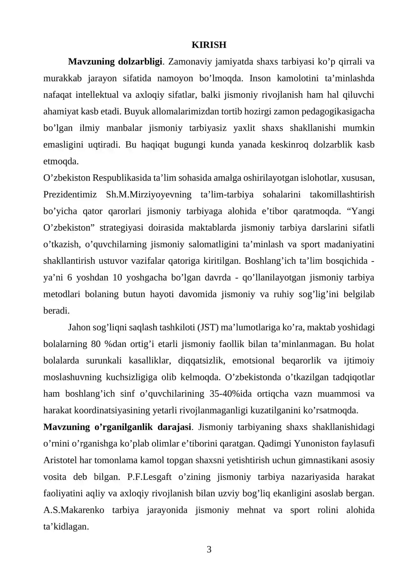 SHAXSIY TARBIYADA JISMONIY TARBIYANING AXAMIYATI 3