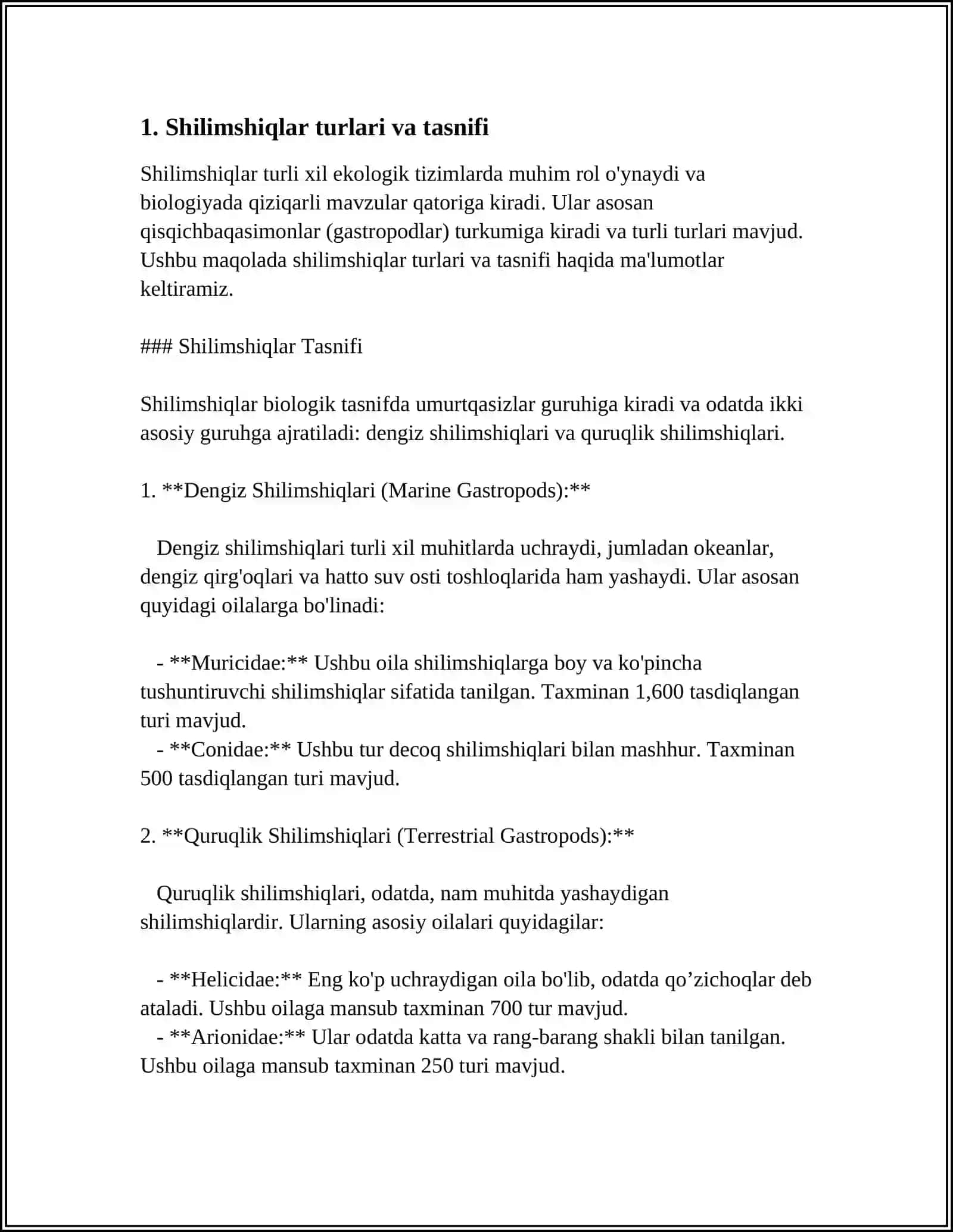 QISHLOQ XÓJALIGIGA ZARAR KELTIRADIGAN SHILIMSHIQLAR VA ZAMBRUĢLARNING TARQALISHI VA ULARNI OLDINI OLISH CHORA TADBIRLARI 3