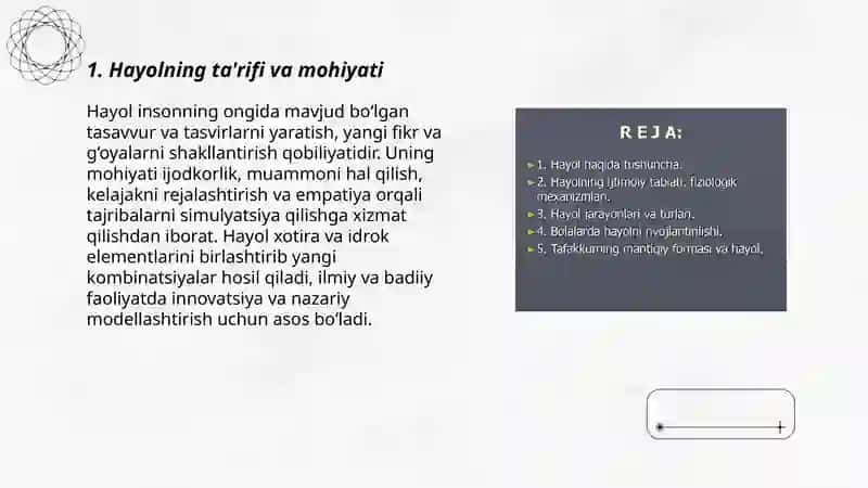 Hayol haqida umumiy tushuncha 3