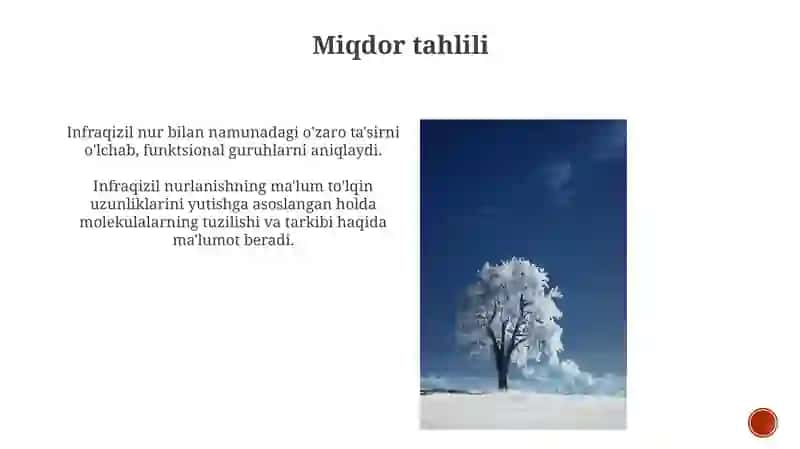 Infiraqizilnur spektroskopiyasi 3