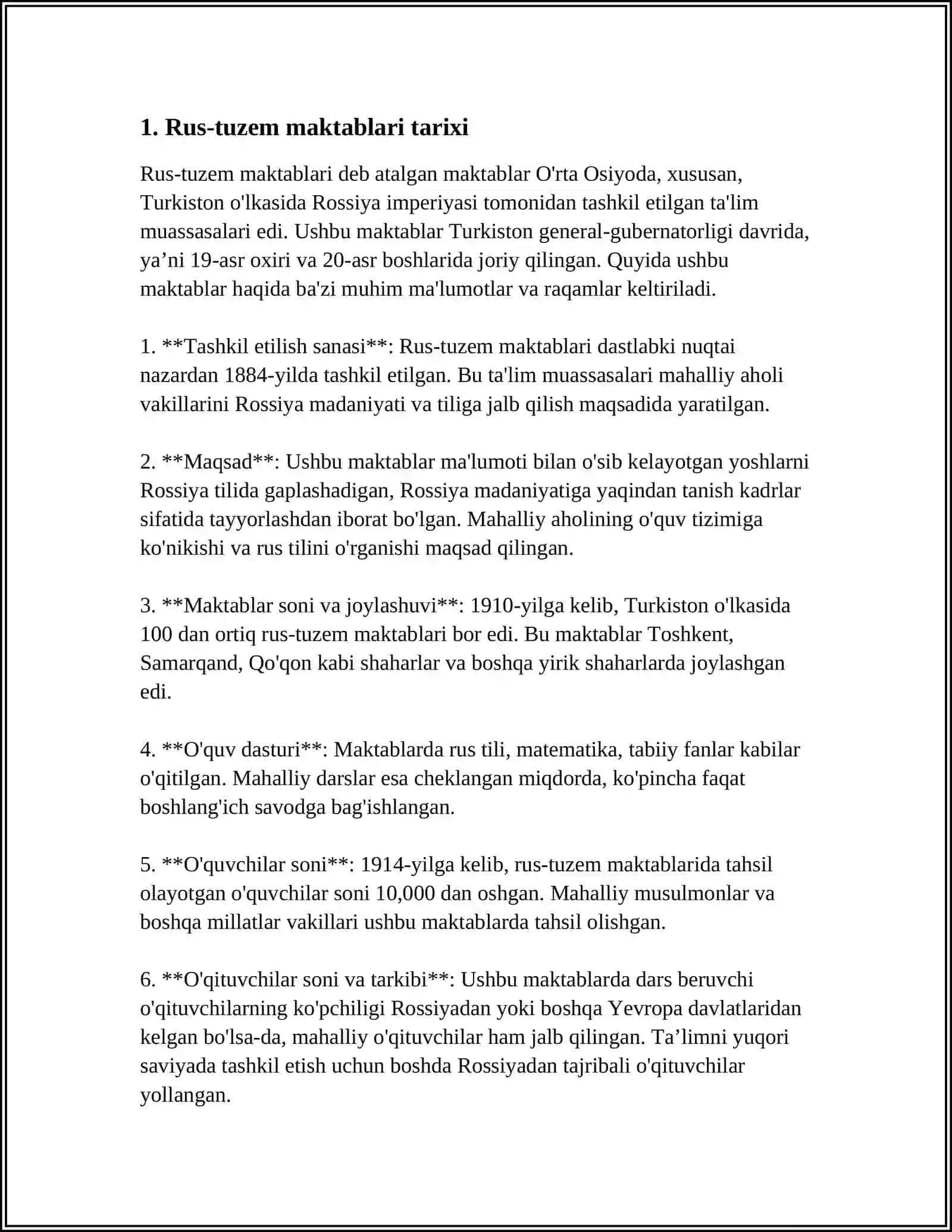 RUS-TUZEM MAKTABLARI FAOLIYATI 3