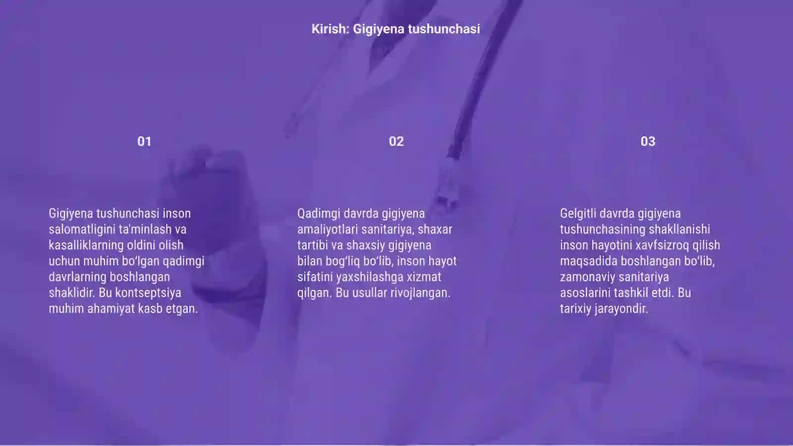 Gigiyena fanining qadimgi davrda shakllanishi 3