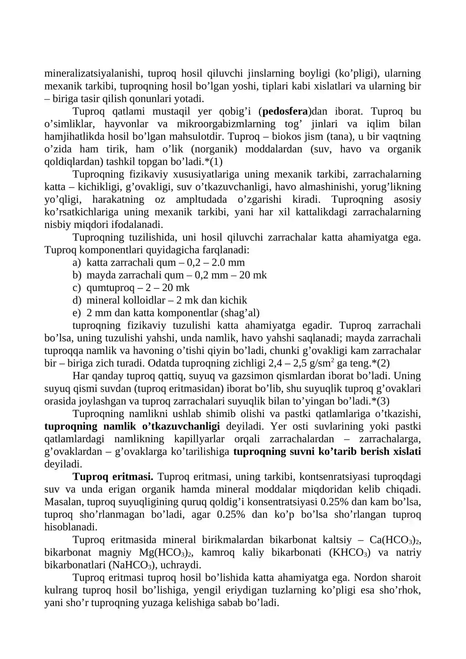 Tuproq ekologiyasi 3