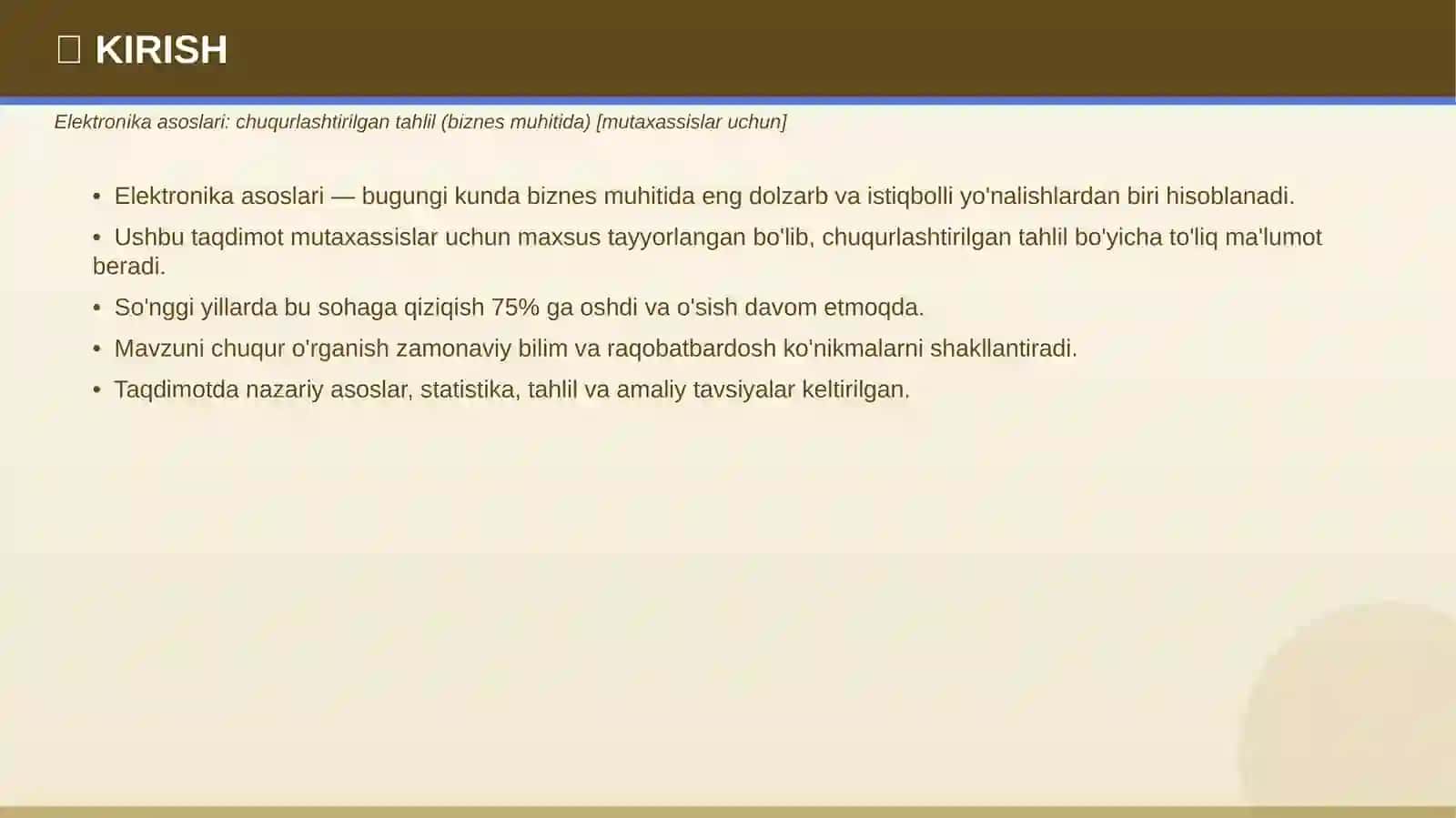 ELEKTRONIKA ASOSLARI 3