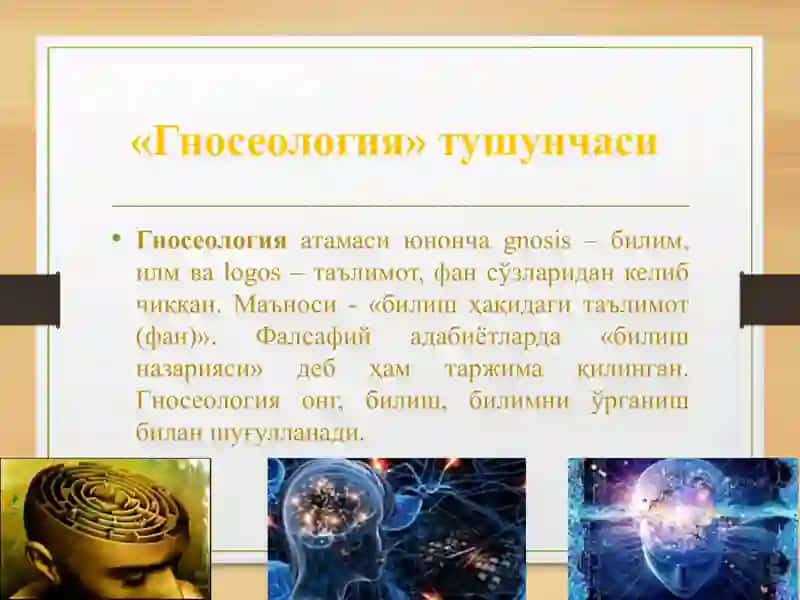 БИЛИШ ФАЛСАФАСИ (гносеология) 3