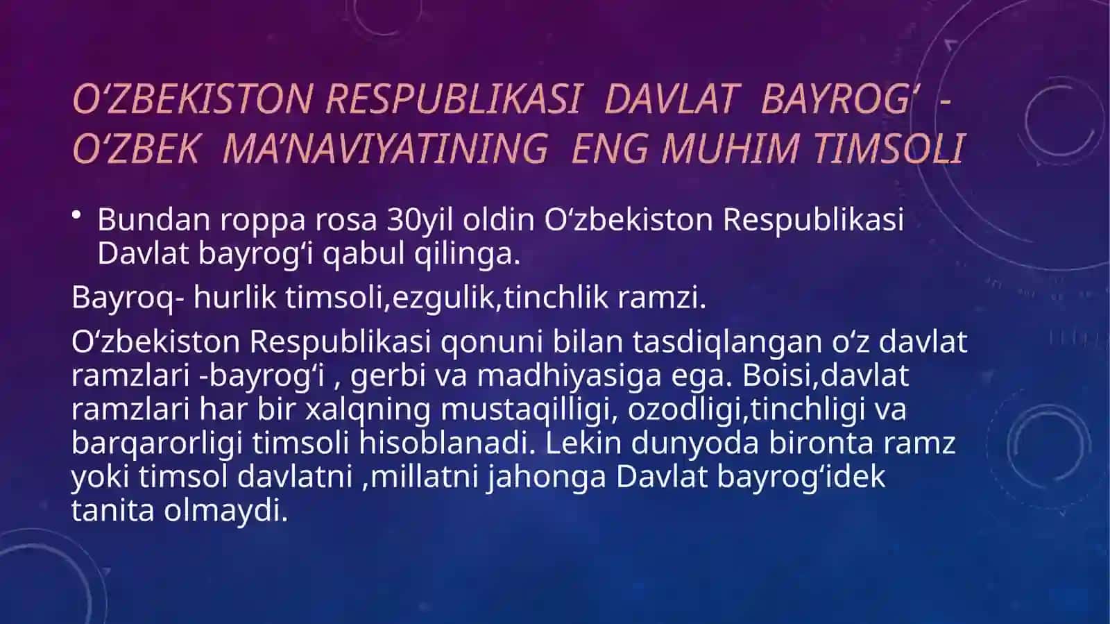 Bayrogʻimiz -gʻururimiz, orimiz!!! 3