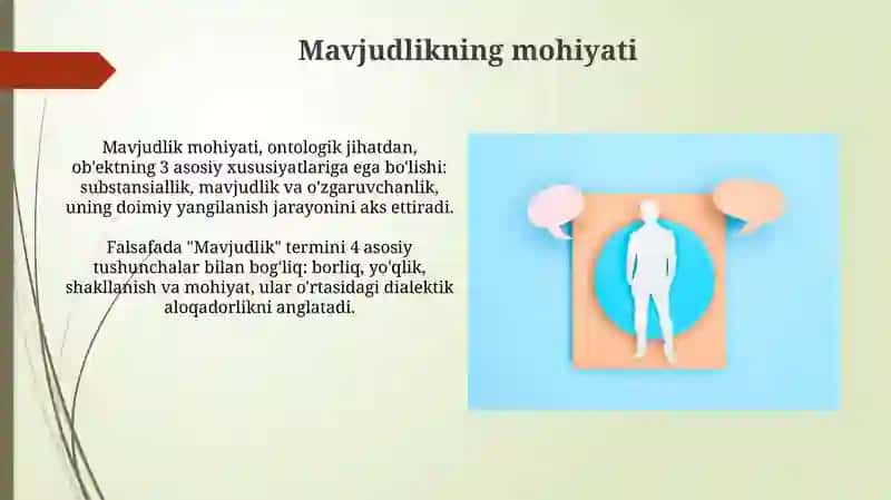 Mavjudlikning mohiyati 3