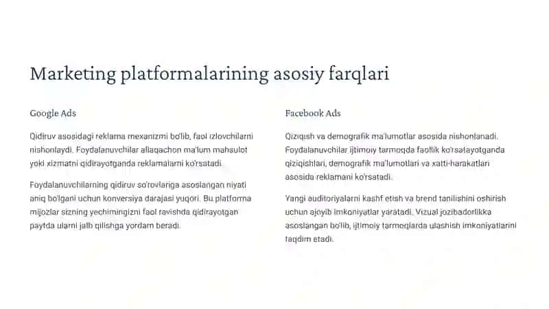 Google Ads va Facebook Ads kompaniyalari 3