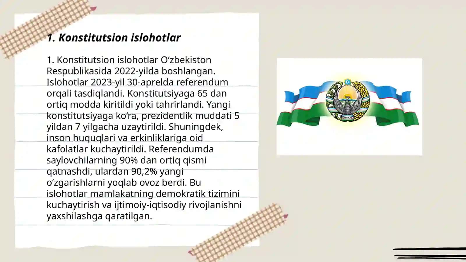 Konstitutsion islohotlar 3