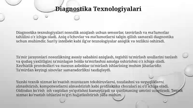 Diagnostika Texnologiyalari 3