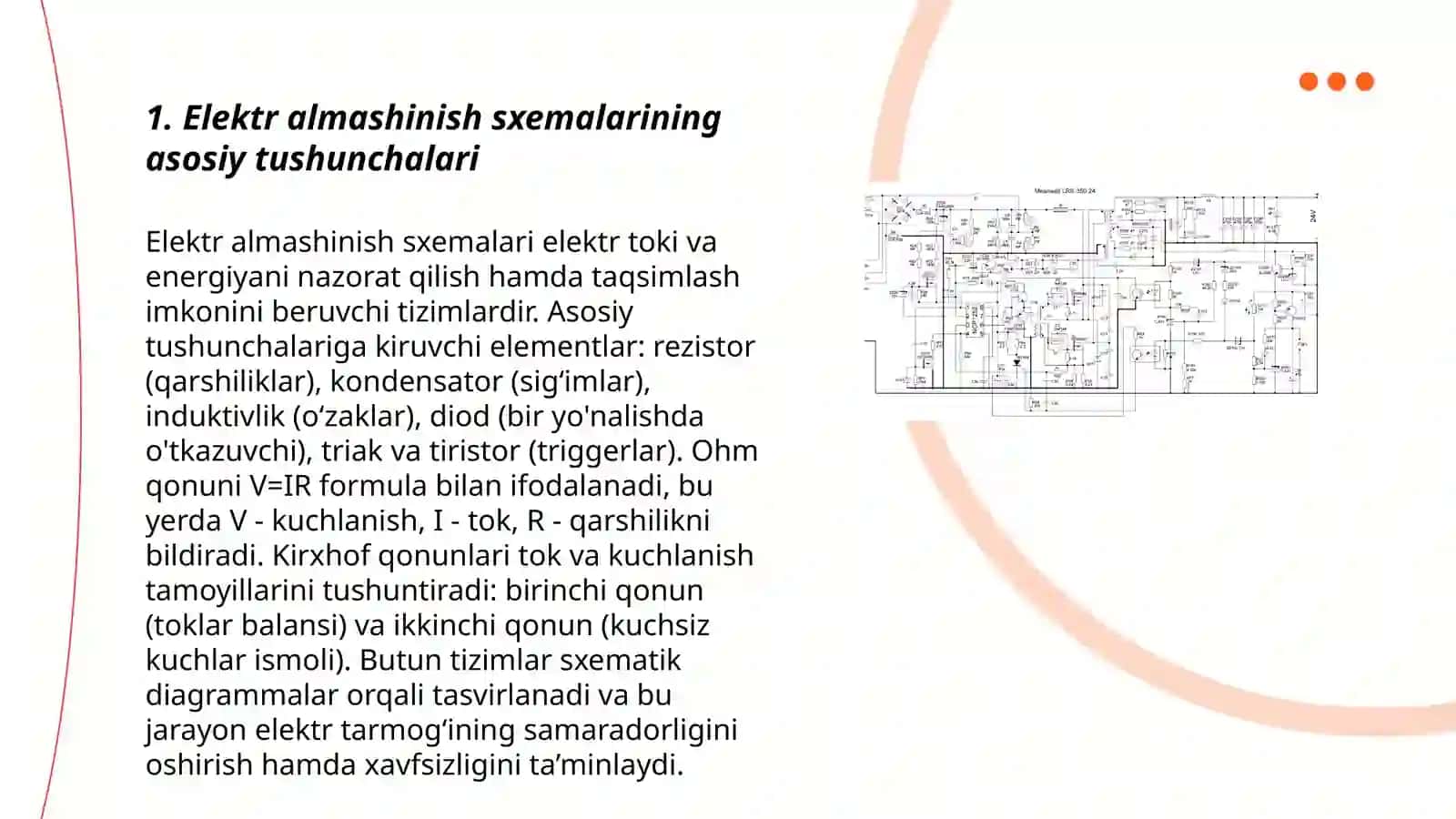 Elektr almashinish sxemalari 3