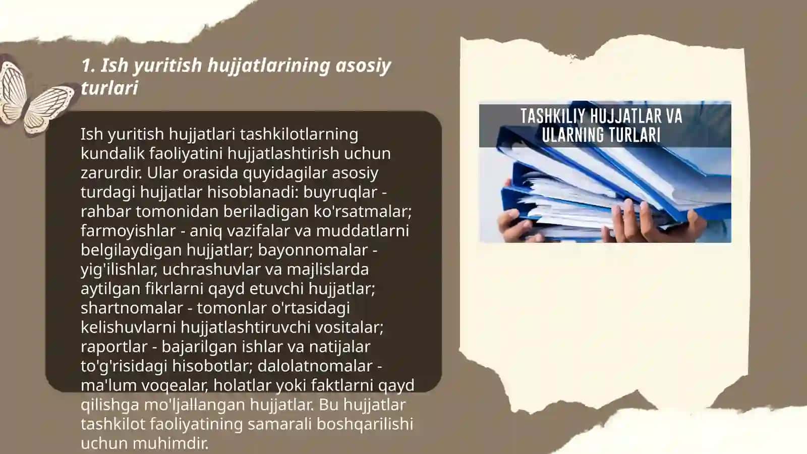 Ish yuritish hujjatlari turi 3