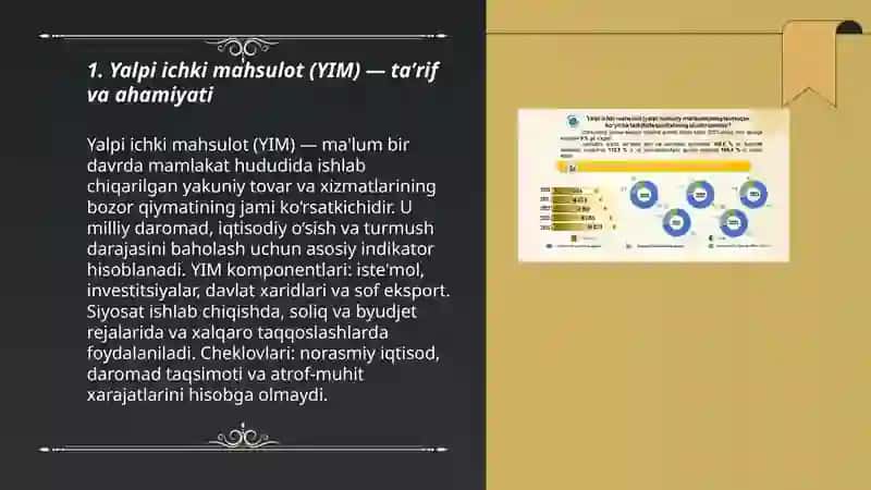 Yalpi ichki mahsulot va milliy daromat 3