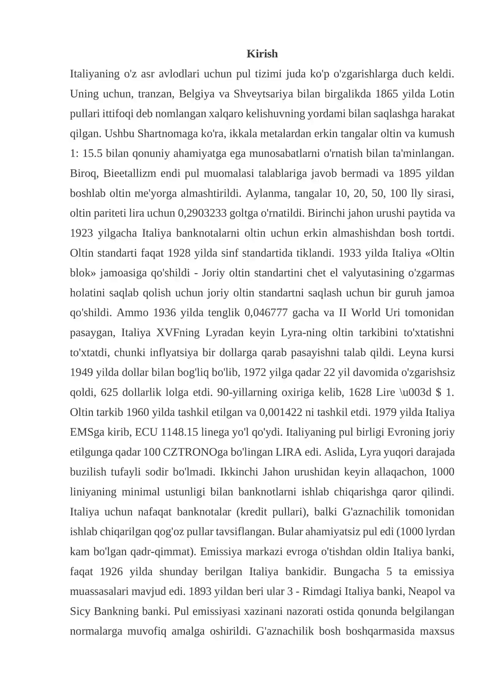 Italiya pul tizimi 3