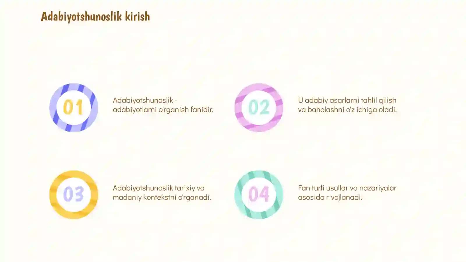 ADABIYOTSHUNOSLIKNING ASOSIY SOHALARI 3