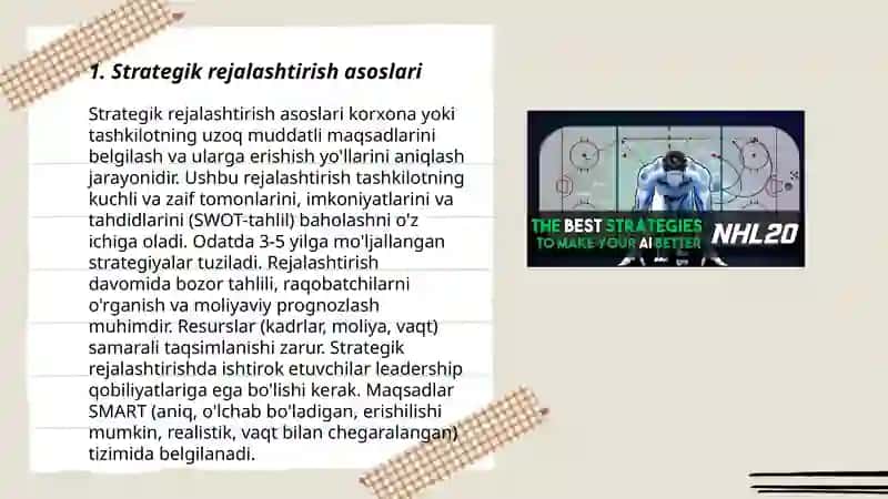 Strategiyani yaratish 3