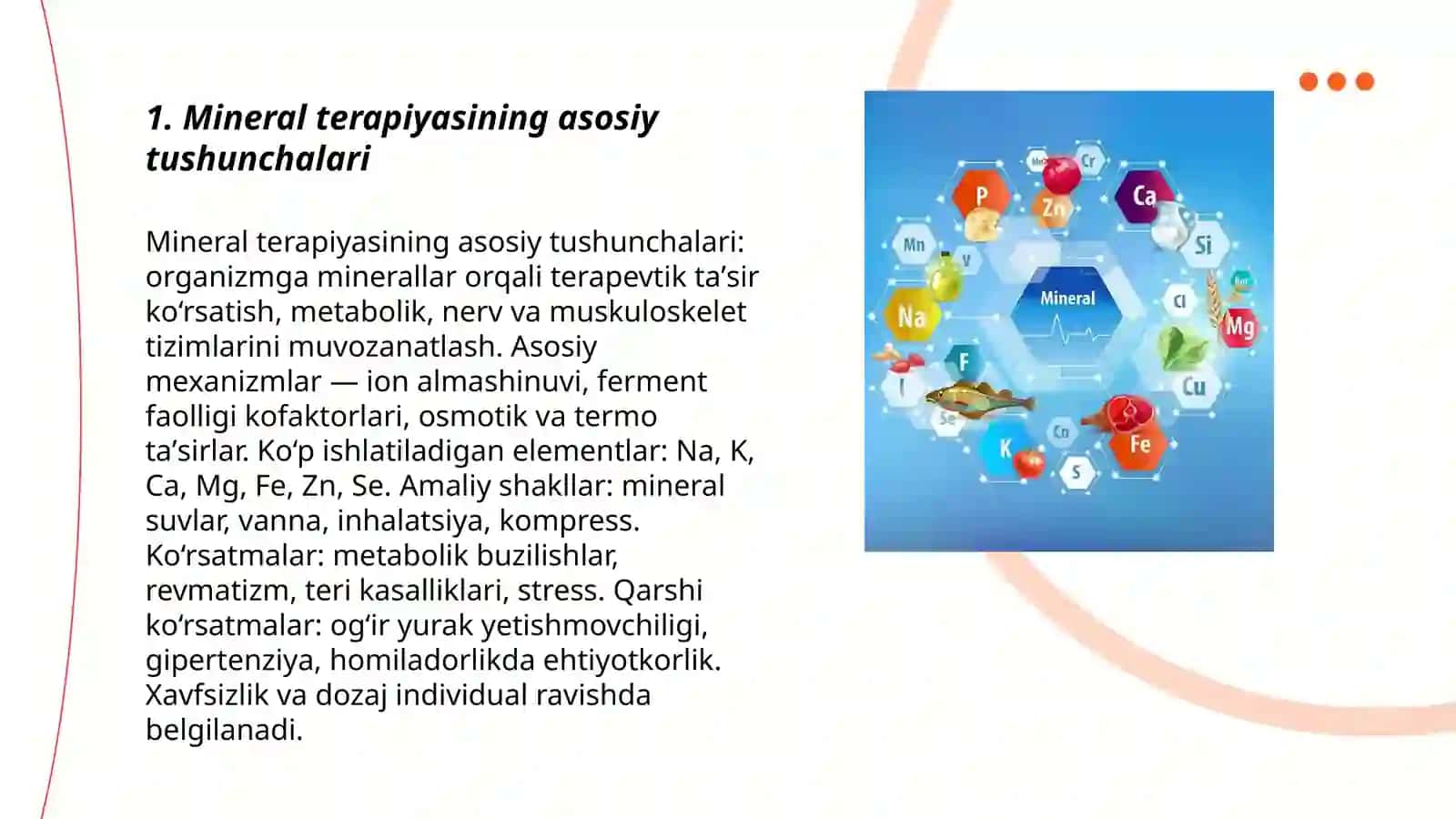 Mineral terapiyasi 3