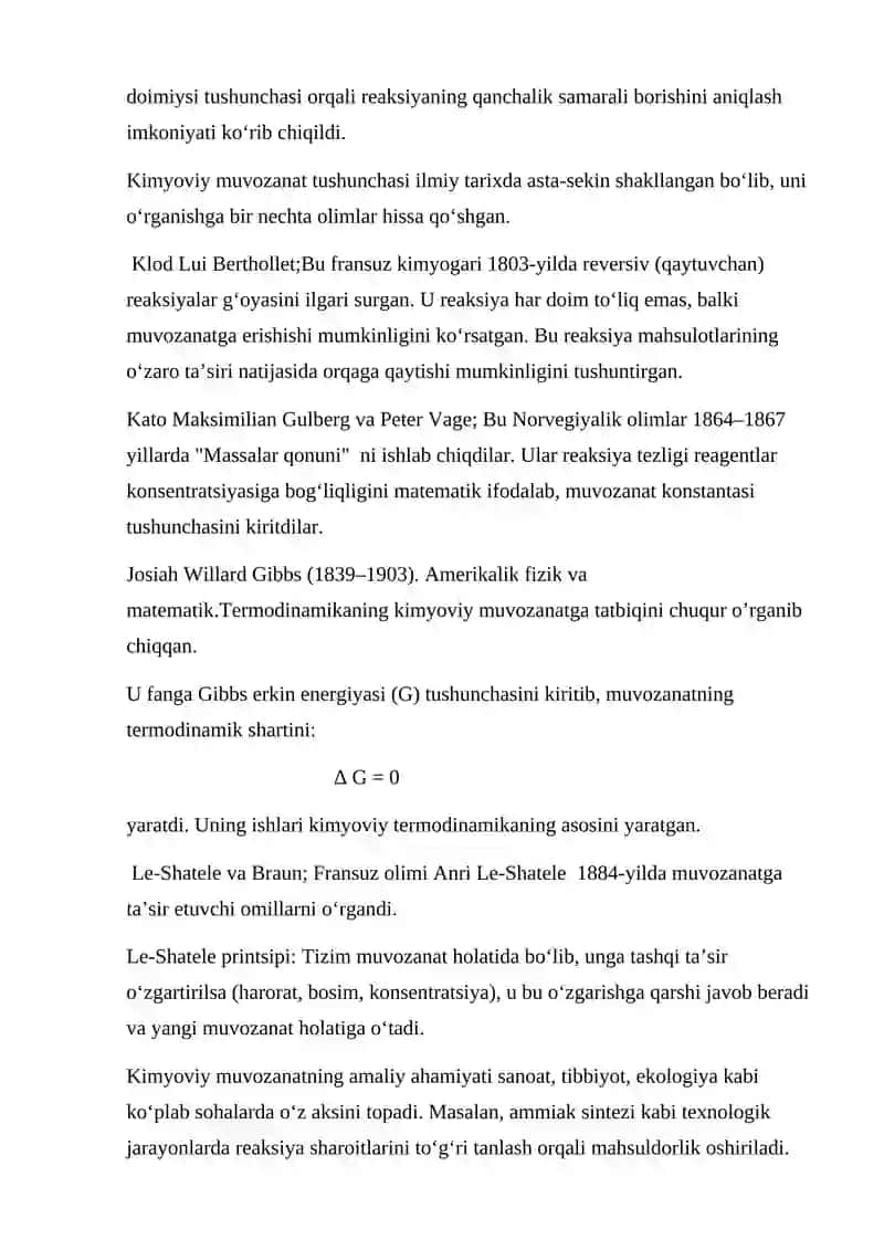 Kimyoviy muvozanat termodinamikasi 3