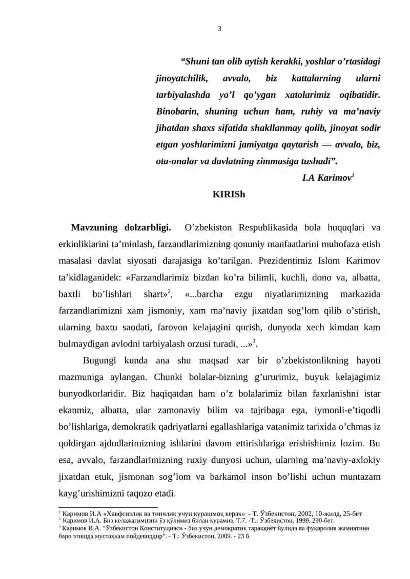 VOYaGA ETMAGANLARNING JINOYaTLARI olidin olish 3