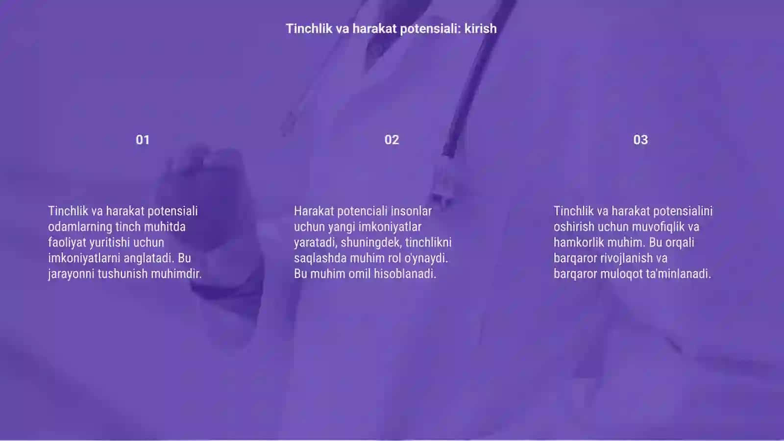 Tinchlik va harakat potensiali 3