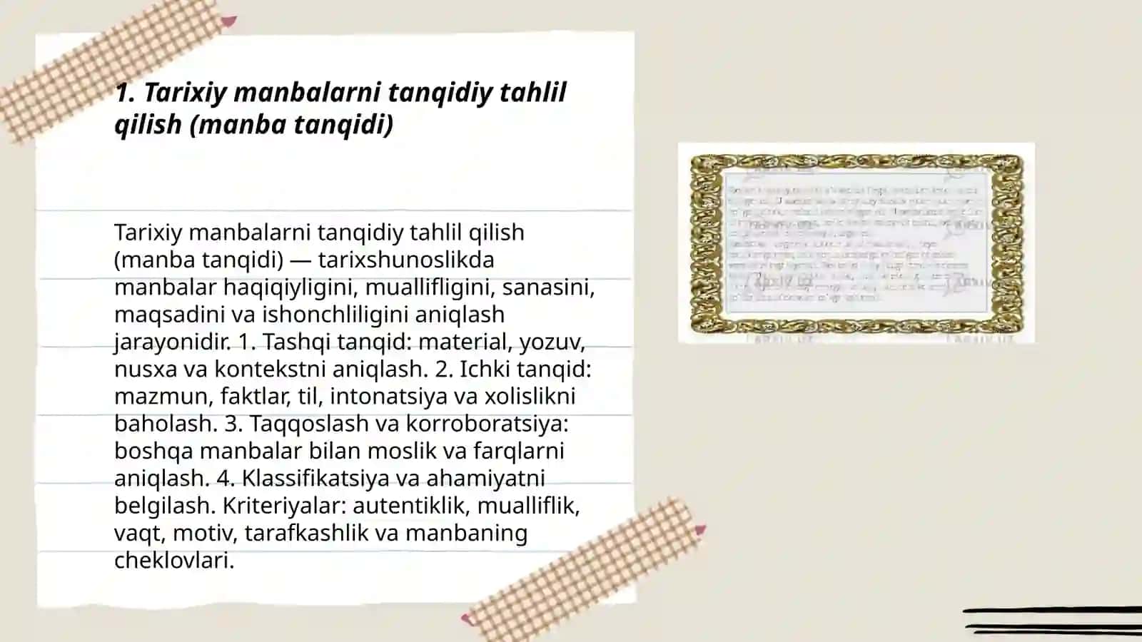 Tarixiy Tadqiqotlar Usullari 3