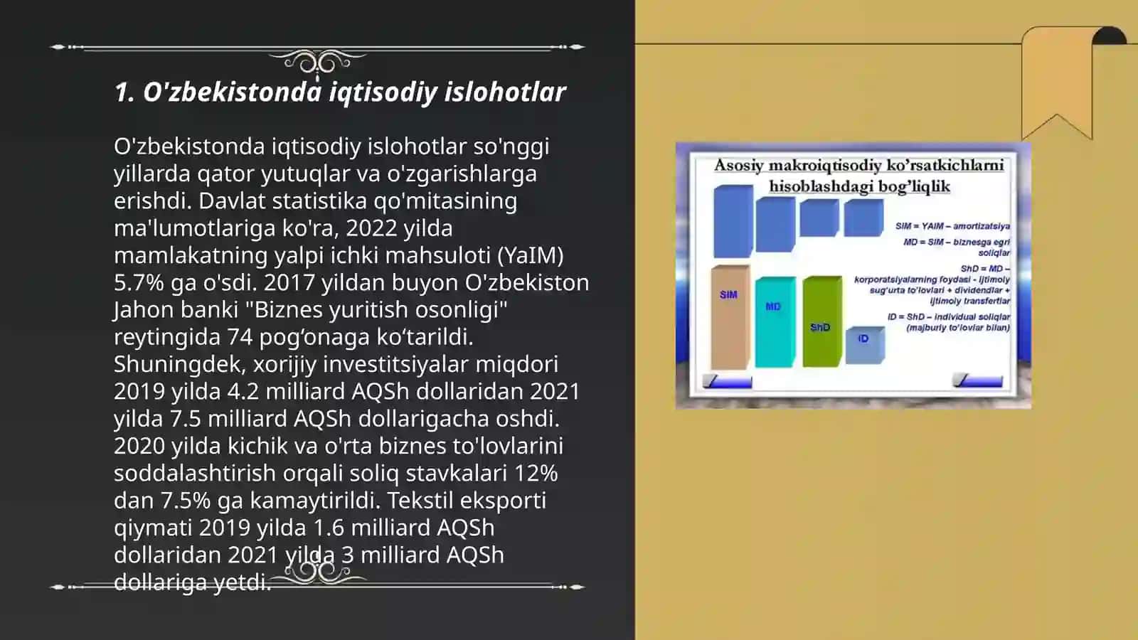 O'zbekistonda iqtisodiy islohotlar 3