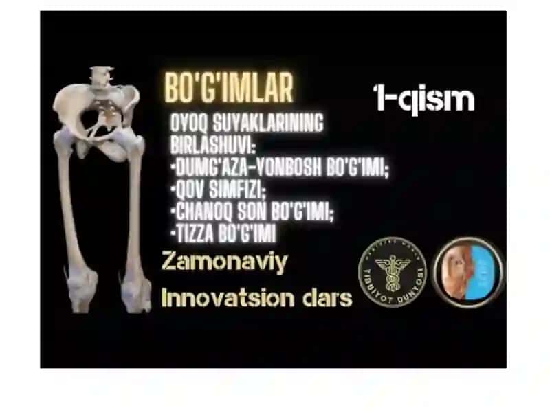 Bo'g'imlarning biomexanikasi birlashmalarning rengenanatomiyasi 3