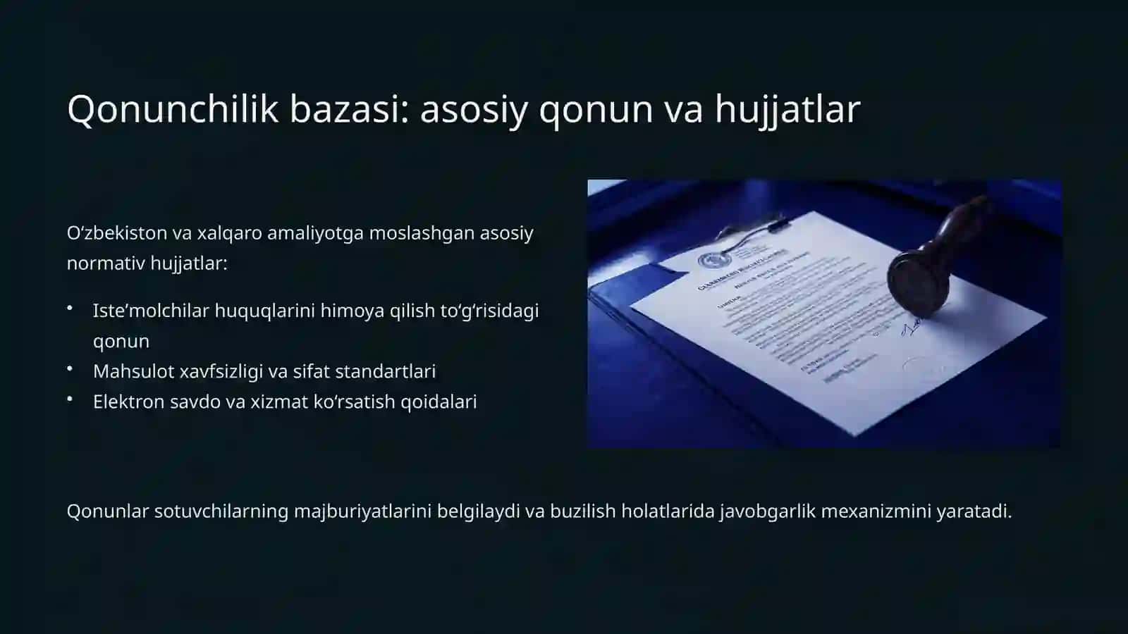 Savdo sohasida istemolchilar huquqlarini himoya qilish 3