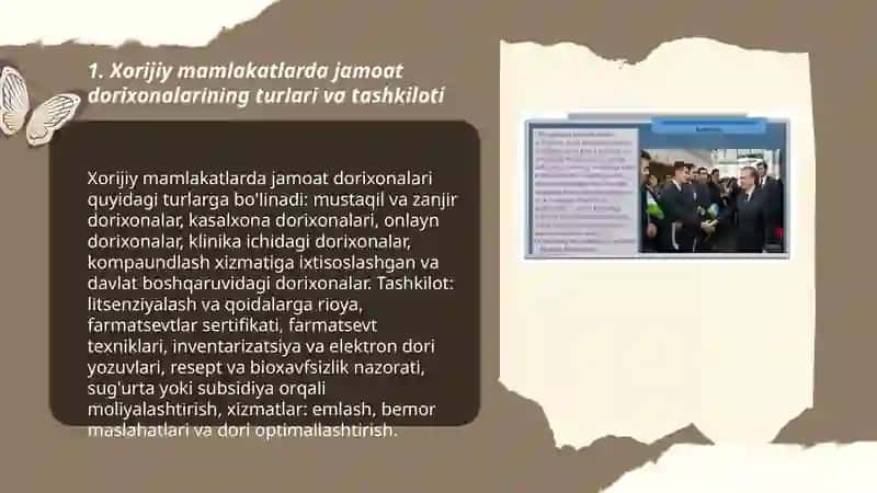 Xorijiy mamlakatlarda dorixonalar turlari va ularning faoliyati 3