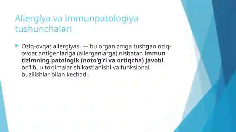 Oziqaviy mahsulotlardan allergiya 3