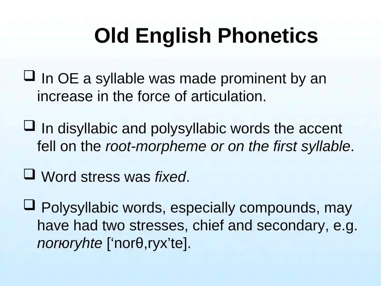 Old English Period 3