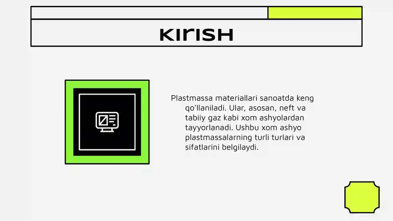 Plastmassa materiallariga ishlatiladigan xom ashyolar 3