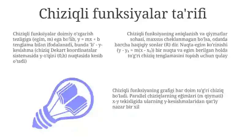 Chiziqlifunksiyalarsinfi 3