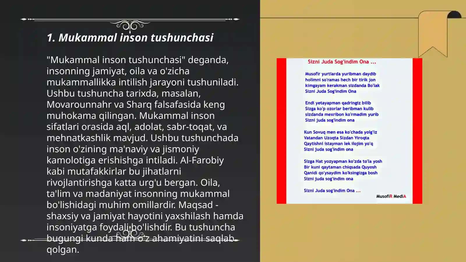 Mukammal inson tushunchasi 3