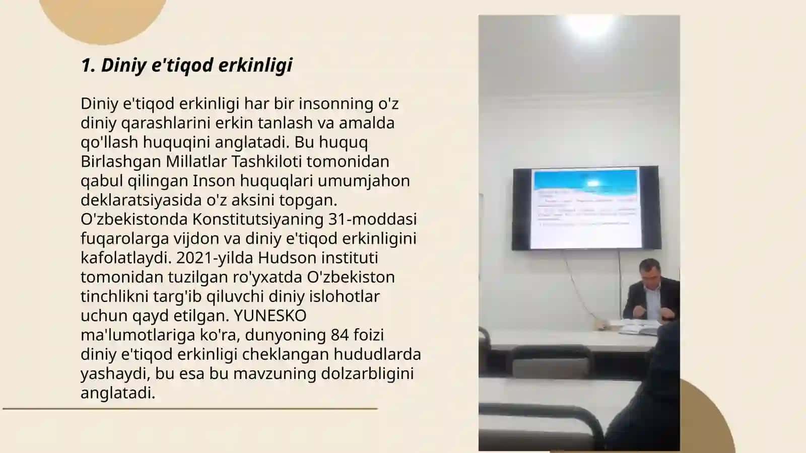 Vijdon va etiqod erkinligi 3