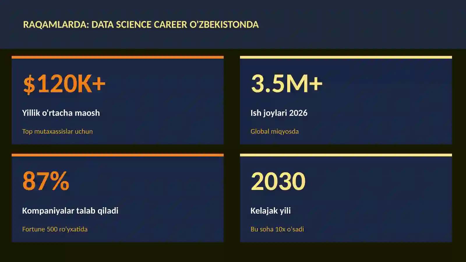 Data science career O'zbekistonda 3