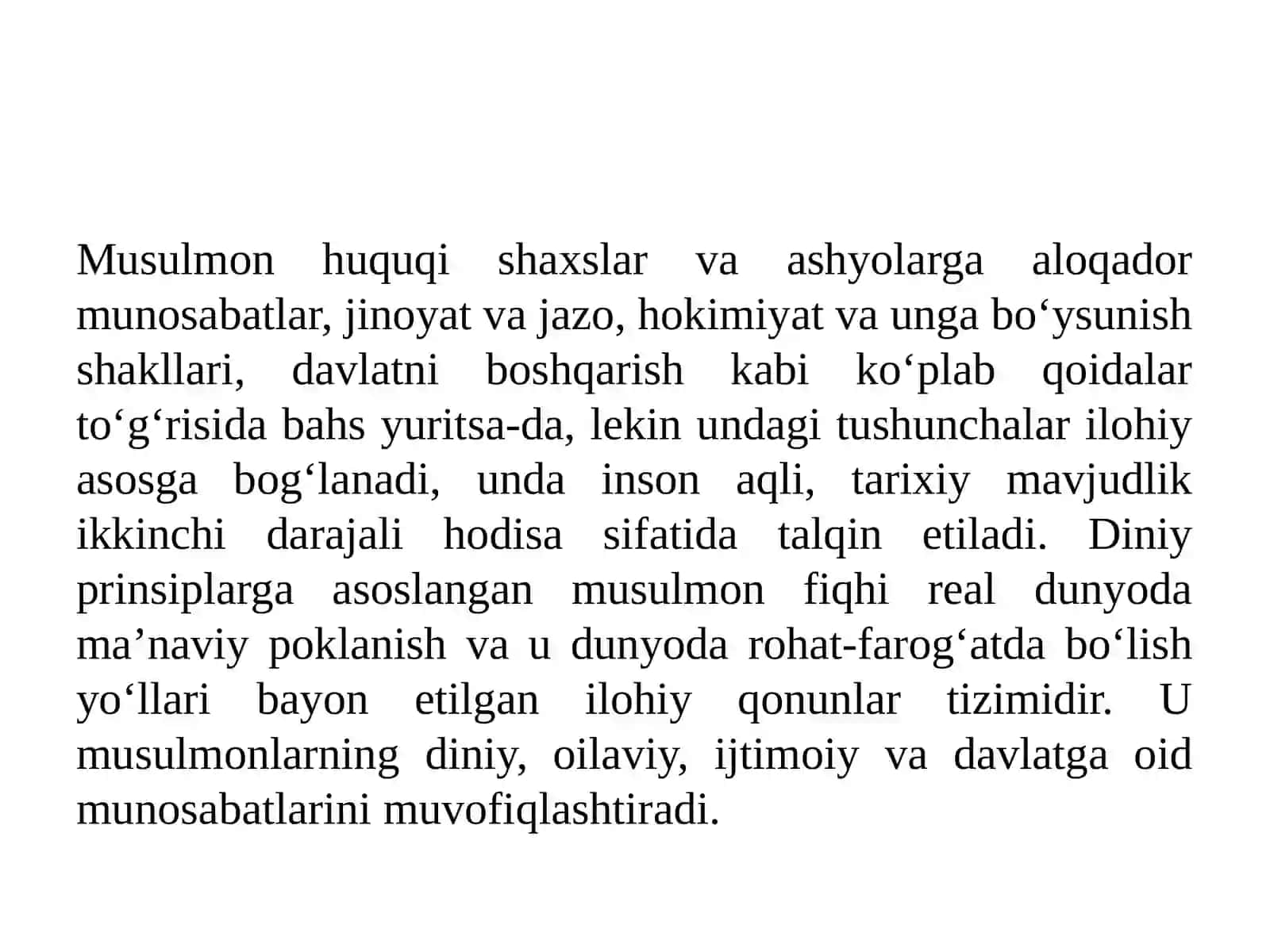 Islom sivilizatsiyasida ijtimoiy munosabatlar va oila tartibi 3