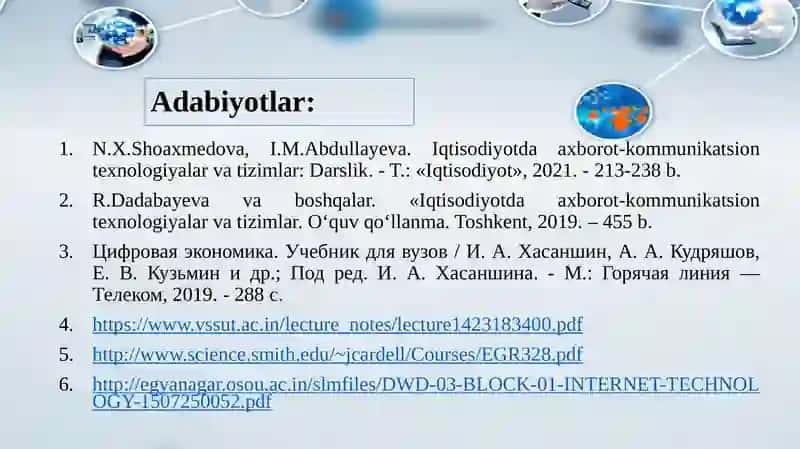 Tarmoq Texnologiyalari 3